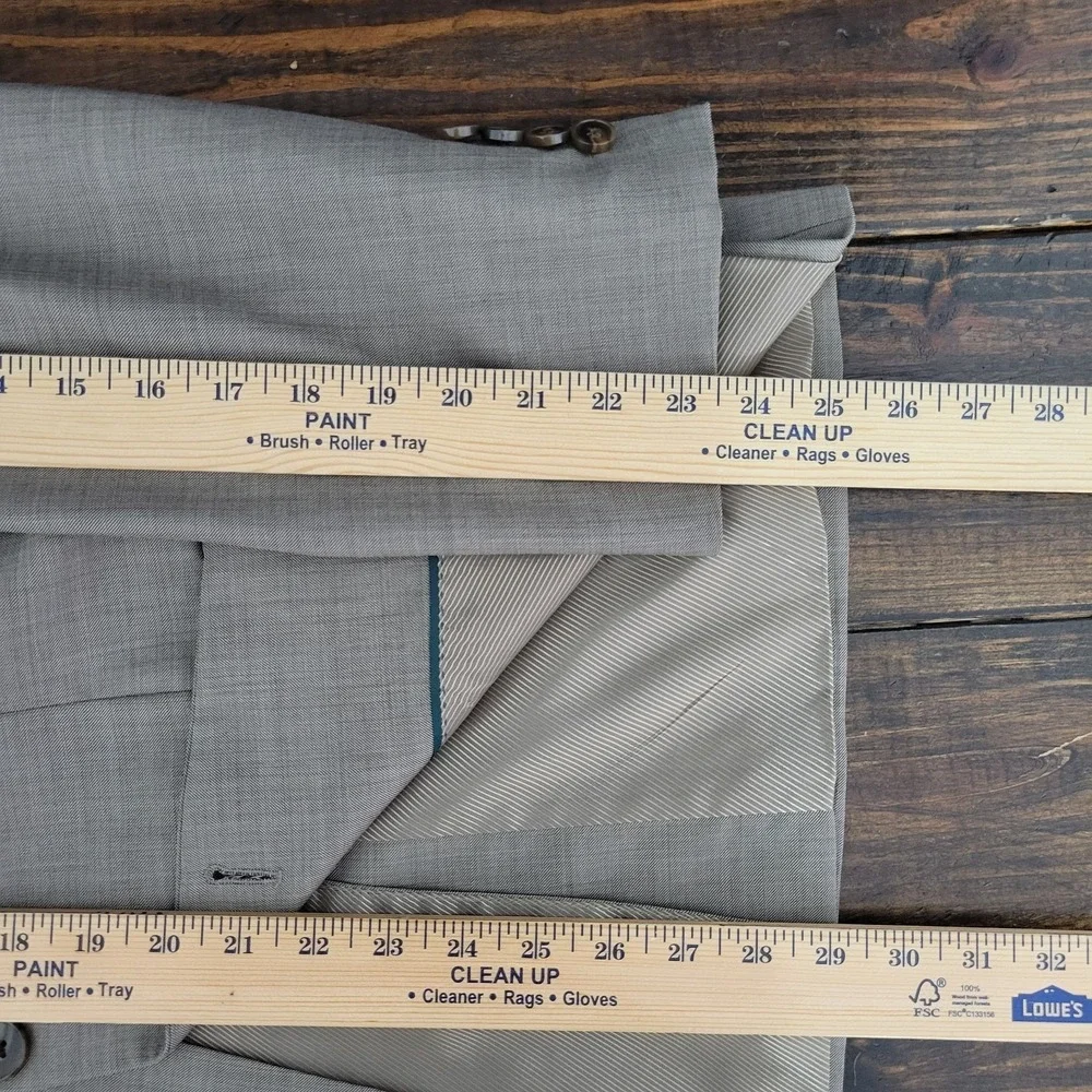 Greg Norman‎ Tasso Elba Men's Sport Coat Blazer Two Button Brown Wool 40S Slim